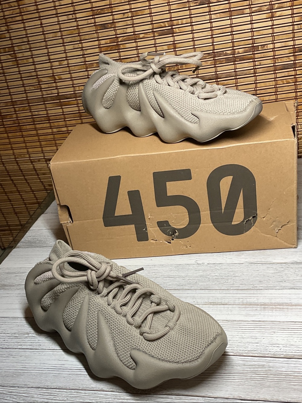 Size 5 - adidas Yeezy 450 Stone Flax sport shoes NWB